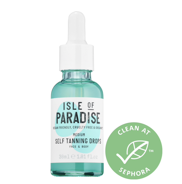 isle of paradise self tanning drops medium