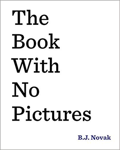 the book with no pictures, top three Children's book